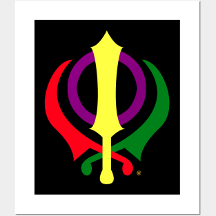 LGBTQ+ Khanda Sikh Love All Posters and Art